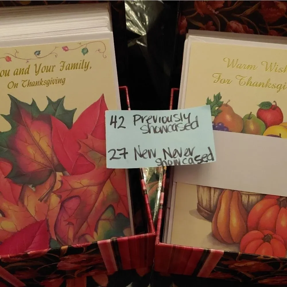 69 THANKSGIVING Cards Popular Greetings Cards & Env